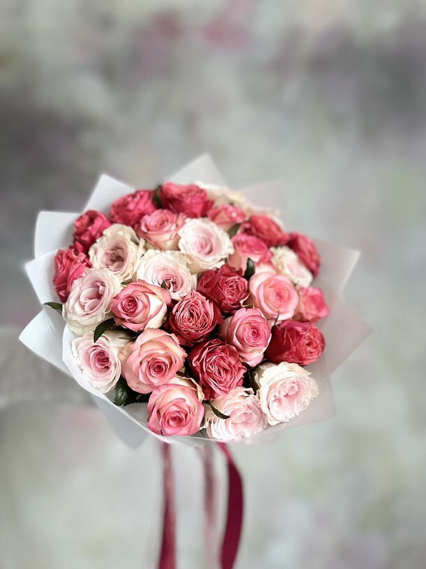 Розы алсу, артикул F1316963 - 9900 рублей, доставка по городу. Flawery - доставка цветов