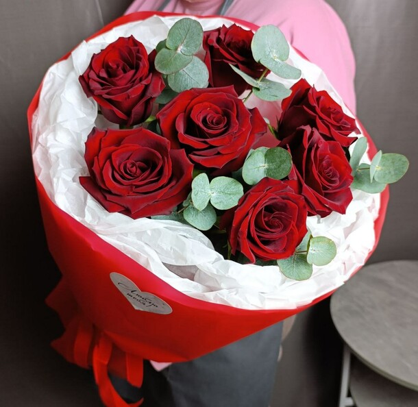 Люблю тебя, артикул F1369888 - 5400 рублей, доставка по городу. Flawery - доставка цветов