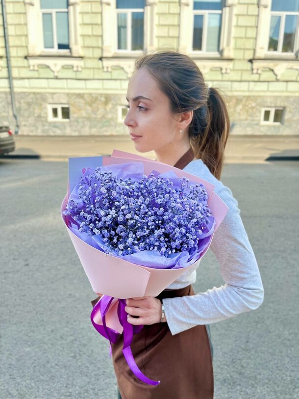 Дом букетов букет гипсофил мини, артикул F1288576 - 2102 рублей, доставка по городу. Flawery - доставка цветов