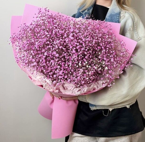 Воздушный букет из гипсофил, артикул F1400239 - 3900 рублей, доставка по городу. Flawery - доставка цветов