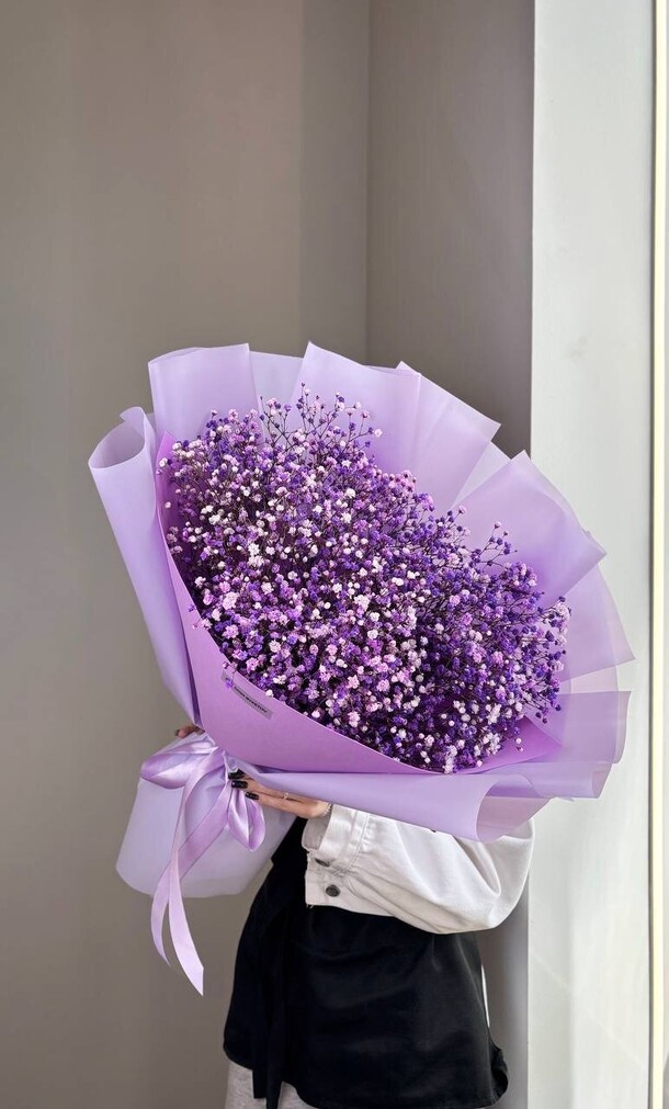 Букет из гипсофил, артикул F1415091 - 3950 рублей, доставка по городу. Flawery - доставка цветов