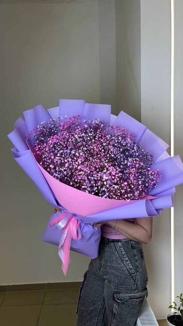 Букет из гипсофил, артикул F1423005 - 6800 рублей, доставка по городу. Flawery - доставка цветов