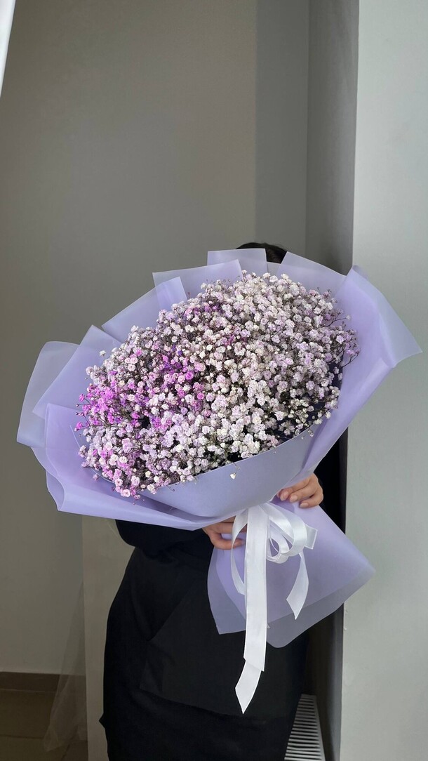 Букет из гипсофил, артикул F1453243 - 4100 рублей, доставка по городу. Flawery - доставка цветов