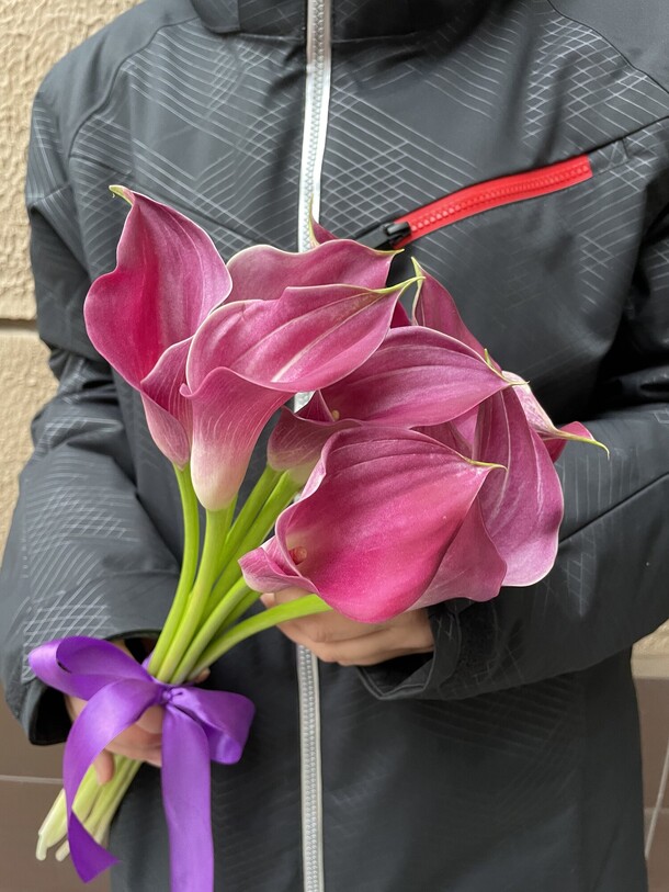 Букет каллы, артикул F1206616 - 5888 рублей, доставка по городу. Flawery - доставка цветов