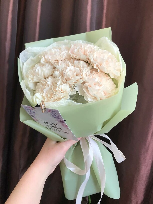 Розовые диантусы, артикул F1394652 - 1490 рублей, доставка по городу. Flawery - доставка цветов