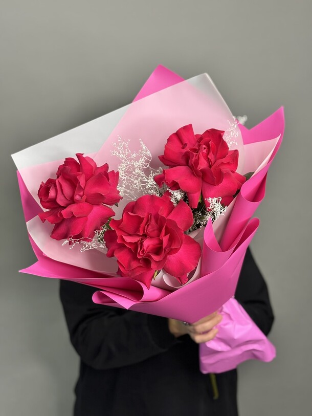 Букет из французских роз, артикул F1337334 - 3375 рублей, доставка по городу. Flawery - доставка цветов