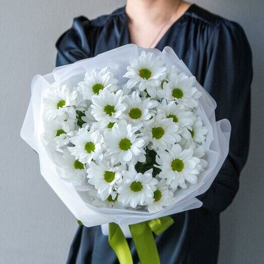 Букет ромашек, артикул F1289014 - 2475 рублей, доставка по городу. Flawery - доставка цветов