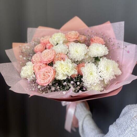 Букет нежность, артикул F1290125 - 3200 рублей, доставка по городу. Flawery - доставка цветов