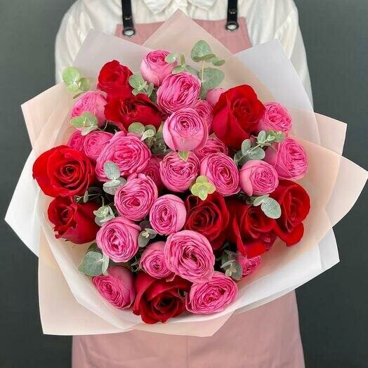 Букет страсть, артикул F1295297 - 4200 рублей, доставка по городу. Flawery - доставка цветов