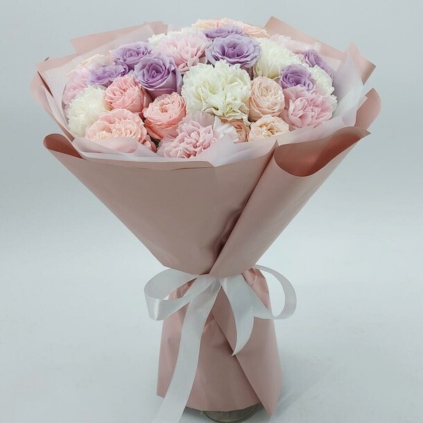 Букет пастер, артикул F1350485 - 4620 рублей, доставка по городу. Flawery - доставка цветов