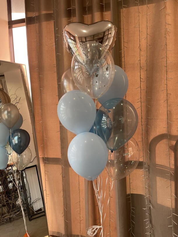 Сет шаров «приятная встреча», артикул F1437022 - 1799 рублей, доставка по городу. Flawery - доставка цветов