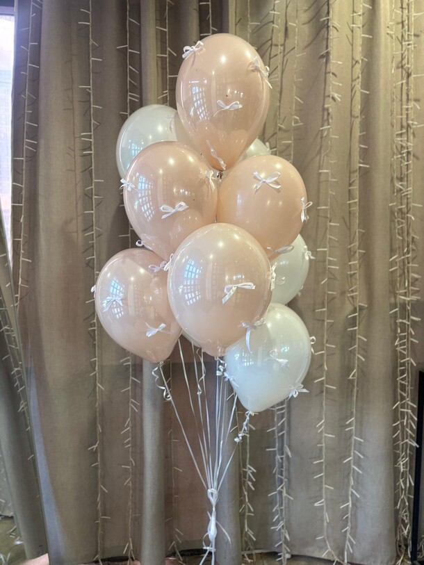 Сет шаров «нежность», артикул F1437030 - 5200 рублей, доставка по городу. Flawery - доставка цветов