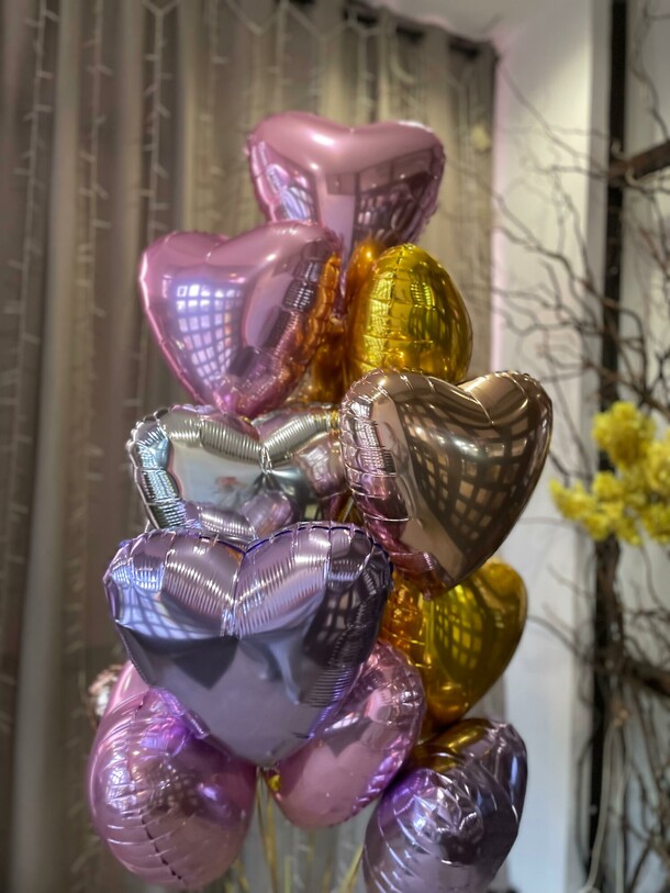 Сет шаров «веселое настроение», артикул F1437217 - 7500 рублей, доставка по городу. Flawery - доставка цветов