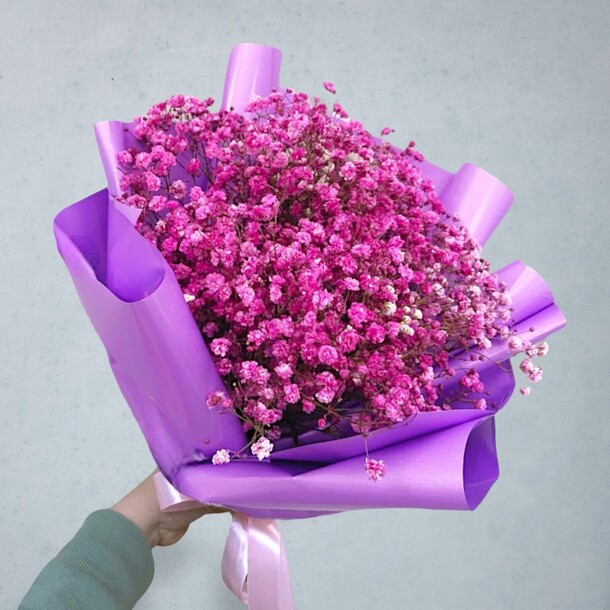 Букет гипсофил, артикул F1299639 - 3820 рублей, доставка по городу. Flawery - доставка цветов