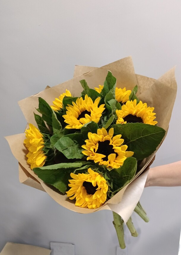 Подсолнухи, артикул F1292326 - 5400 рублей, доставка по городу. Flawery - доставка цветов