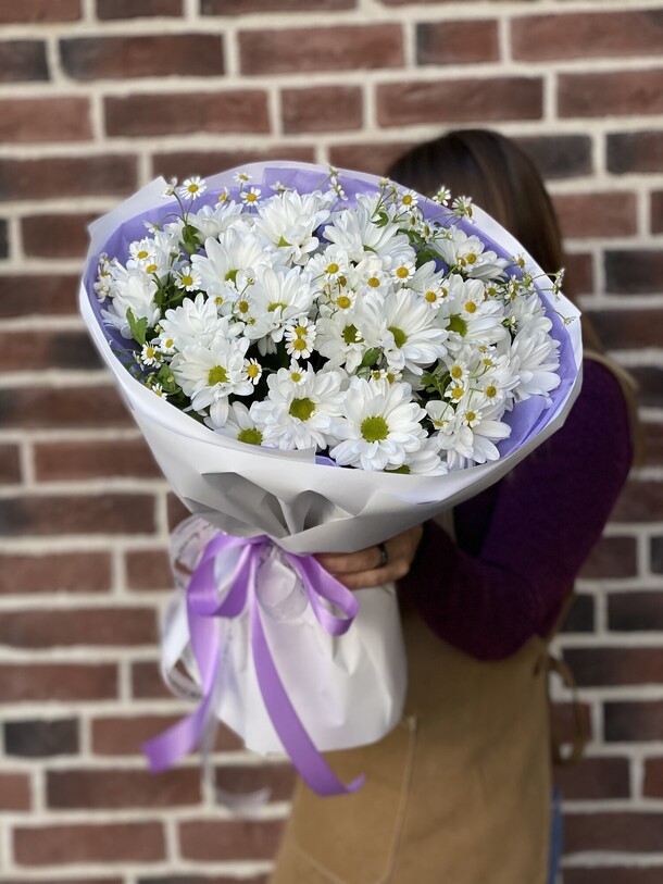 Ромашковое поле, артикул F1293210 - 2502 рублей, доставка по городу. Flawery - доставка цветов