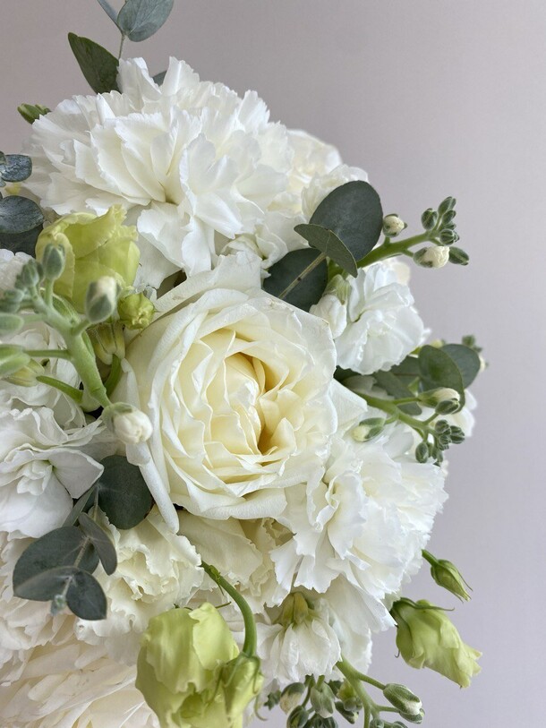 Свадебный букет, артикул F1297134 - 6399 рублей, доставка по городу. Flawery - доставка цветов