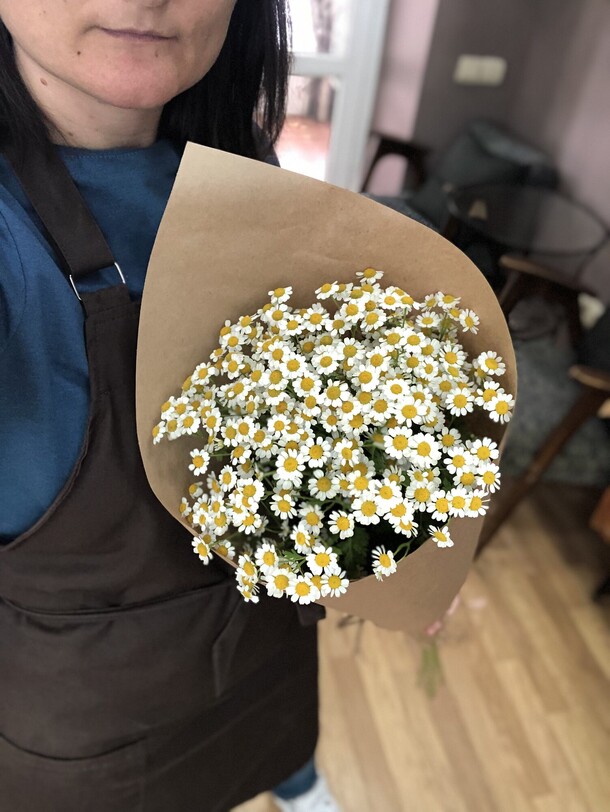 Полевой букет ромашки, артикул F1105984 - 3465 рублей, доставка по городу. Flawery - доставка цветов