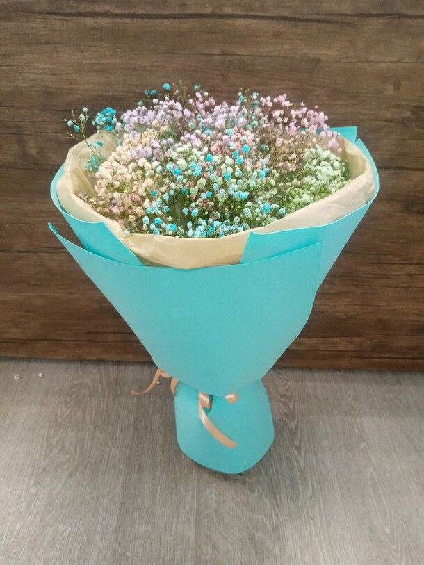 Букет гипсофил, артикул F1354219 - 3000 рублей, доставка по городу. Flawery - доставка цветов