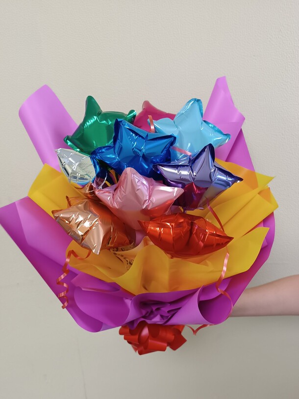 Букет из шариков, артикул F1449775 - 1200 рублей, доставка по городу. Flawery - доставка цветов