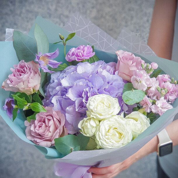 ⭐️ букет "приятная встреча", артикул F1301664 - 5180 рублей, доставка по городу. Flawery - доставка цветов