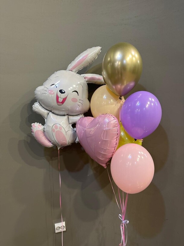 Зайка веселый, артикул F1320272 - 4315 рублей, доставка по городу. Flawery - доставка цветов