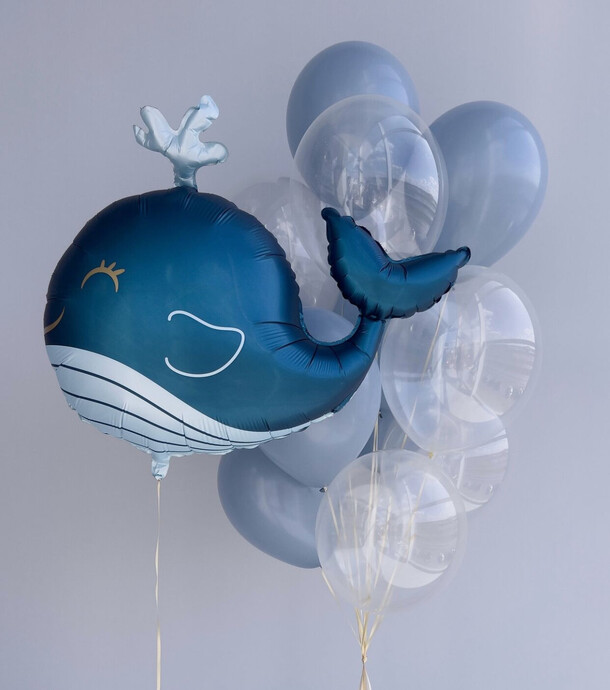 Синий китенок, артикул F1322629 - 5100 рублей, доставка по городу. Flawery - доставка цветов