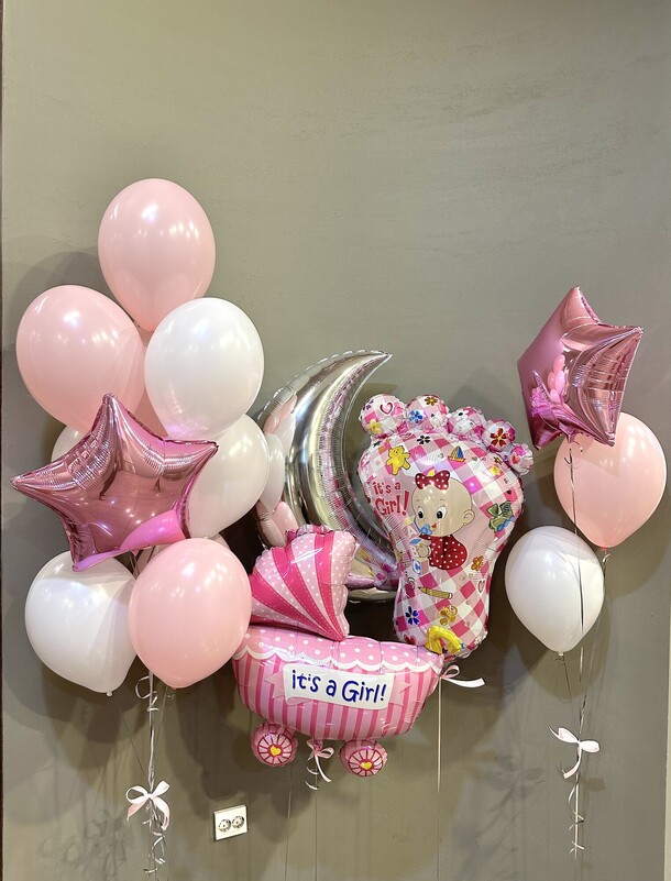 Набор на выписку №1, артикул F1327599 - 9970 рублей, доставка по городу. Flawery - доставка цветов