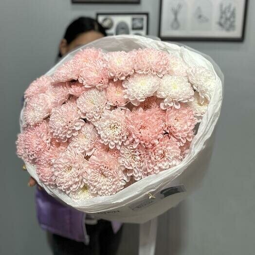 Пышное облачко кружевных хризантем 🤍, артикул F1293517 - 4500 рублей, доставка по городу. Flawery - доставка цветов