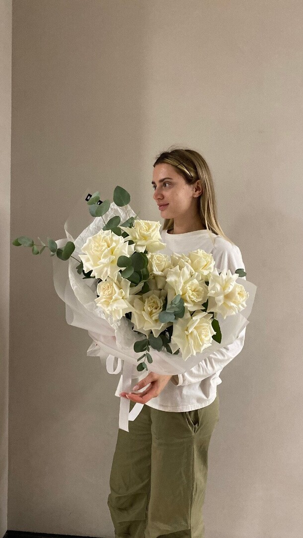 Французские розы, артикул F1296549 - 4950 рублей, доставка по городу. Flawery - доставка цветов