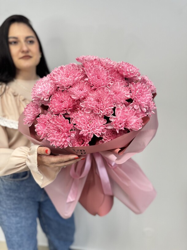 Пышные хризантем, артикул F1378464 - 3630 рублей, доставка по городу. Flawery - доставка цветов