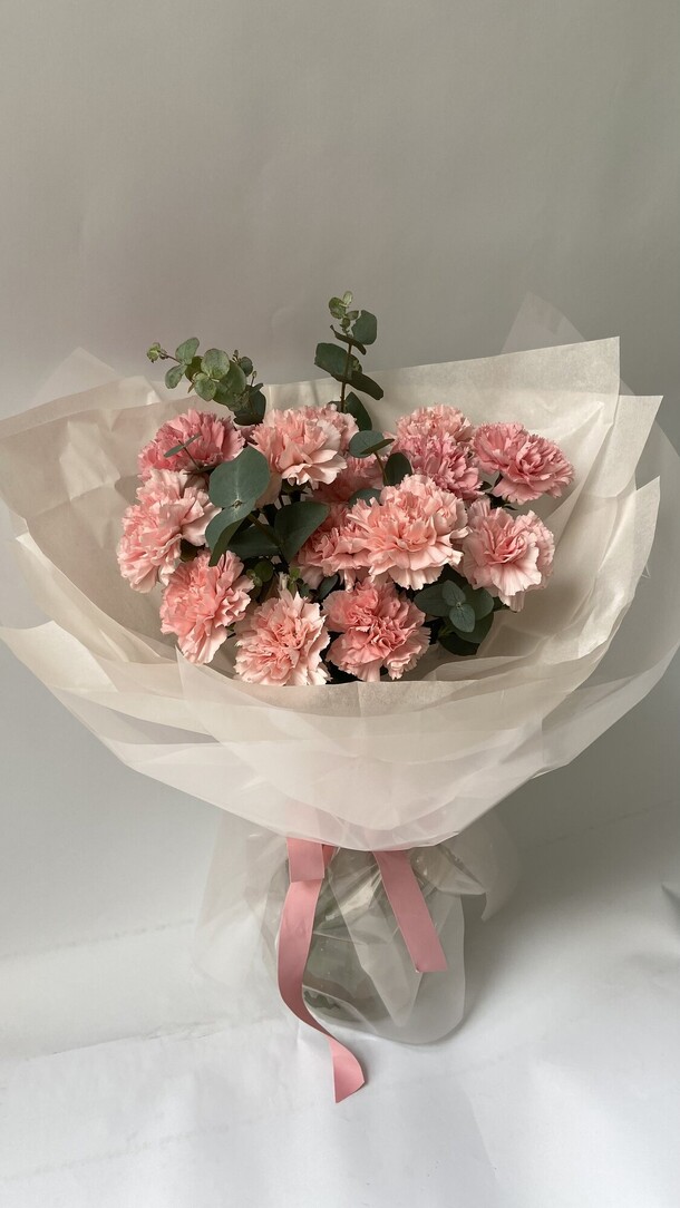 Стойкие розовые диантусы, артикул F1419806 - 4590 рублей, доставка по городу. Flawery - доставка цветов