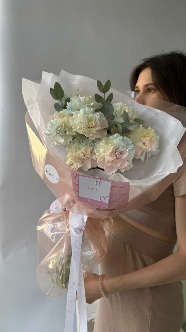 Радужный диантусы, артикул F1449294 - 4590 рублей, доставка по городу. Flawery - доставка цветов