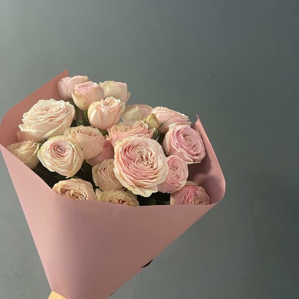 Роза кустовая tendresse 3, артикул F1301335 - 2900 рублей, доставка по городу. Flawery - доставка цветов