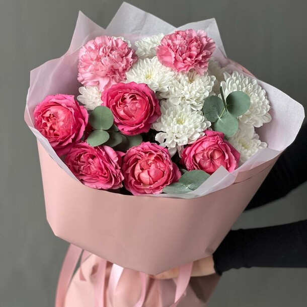 Букет «ягодный зефир», артикул F1334674 - 4900 рублей, доставка по городу. Flawery - доставка цветов