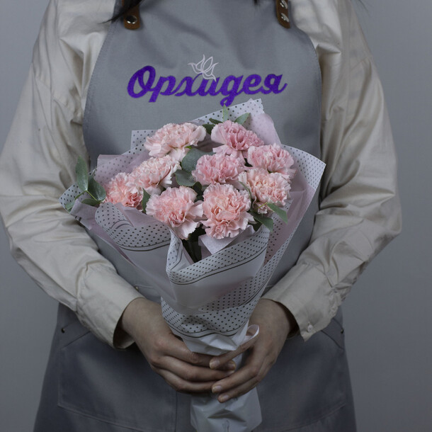 9 диантусов розовых, артикул F1457693 - 4590 рублей, доставка по городу. Flawery - доставка цветов