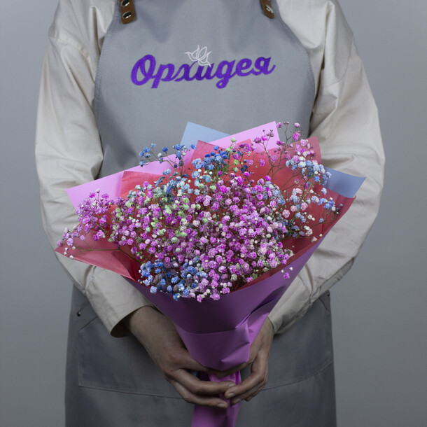 3 гипсофилы радужных, артикул F1457706 - 2290 рублей, доставка по городу. Flawery - доставка цветов