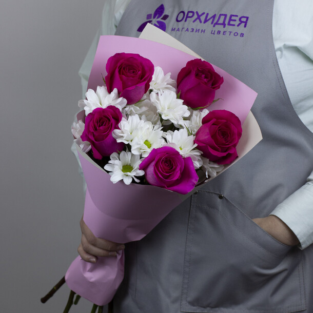 Осенняя мелодия хот, артикул F1490656 - 3590 рублей, доставка по городу. Flawery - доставка цветов