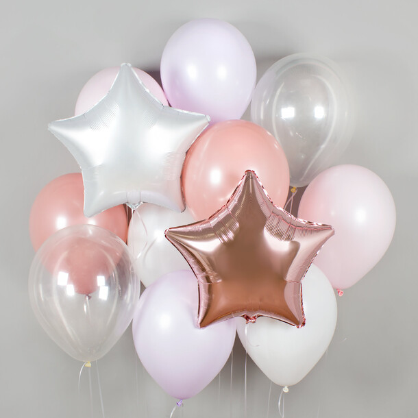 Набор шаров «принцесса», артикул F1398372 - 3100 рублей, доставка по городу. Flawery - доставка цветов