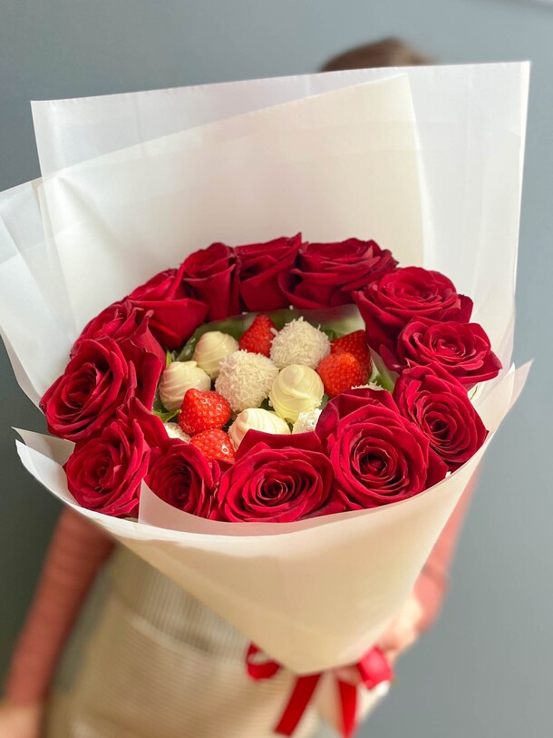 Букет "аммелет", артикул F1240757 - 5590 рублей, доставка по городу. Flawery - доставка цветов