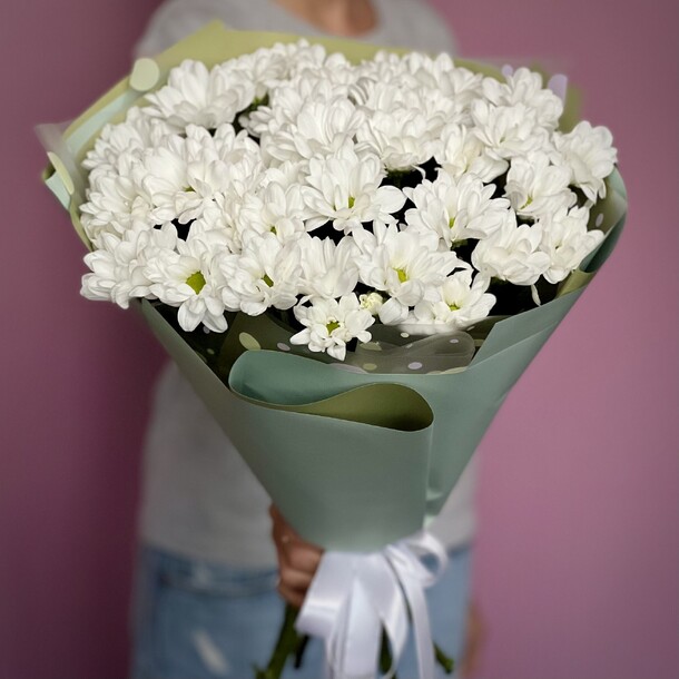 Букет ромашек, артикул F1310014 - 3000 рублей, доставка по городу. Flawery - доставка цветов