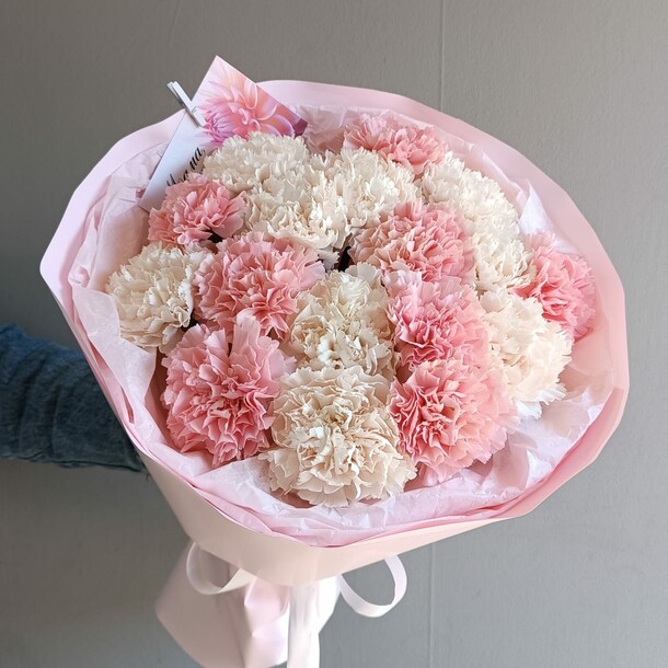 Моно из диантусов, артикул F1457238 - 2636 рублей, доставка по городу. Flawery - доставка цветов