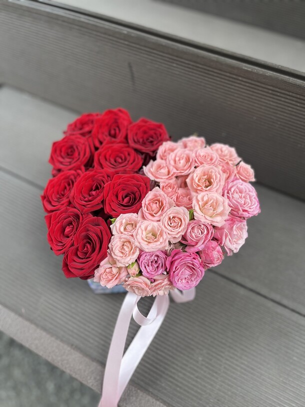 Сердце для той самой ❤️, артикул F1310418 - 9690 рублей, доставка по городу. Flawery - доставка цветов