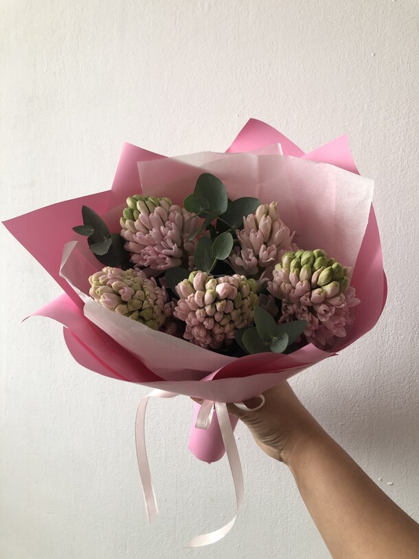 Гиацинты букет, артикул F1369577 - 2890 рублей, доставка по городу. Flawery - доставка цветов