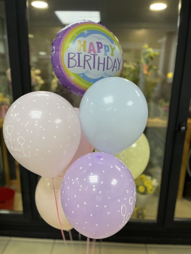 Сет из 7 шаров, артикул F1456945 - 1890 рублей, доставка по городу. Flawery - доставка цветов