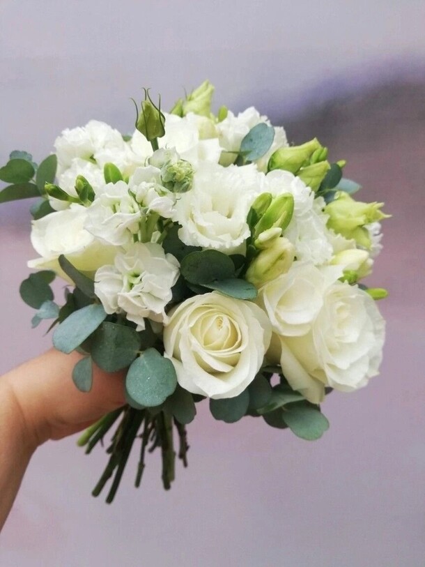 Букет невесты № 7, артикул F1322056 - 6240 рублей, доставка по городу. Flawery - доставка цветов