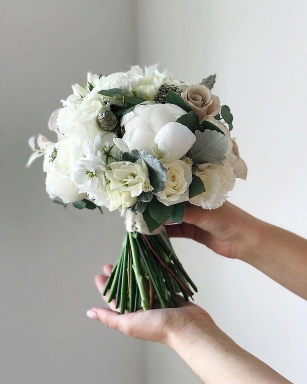 Букет невесты № 10, артикул F1322072 - 7410 рублей, доставка по городу. Flawery - доставка цветов