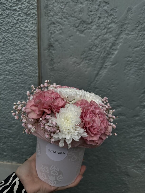 Композиция из хризантем, артикул F1309714 - 1500 рублей, доставка по городу. Flawery - доставка цветов