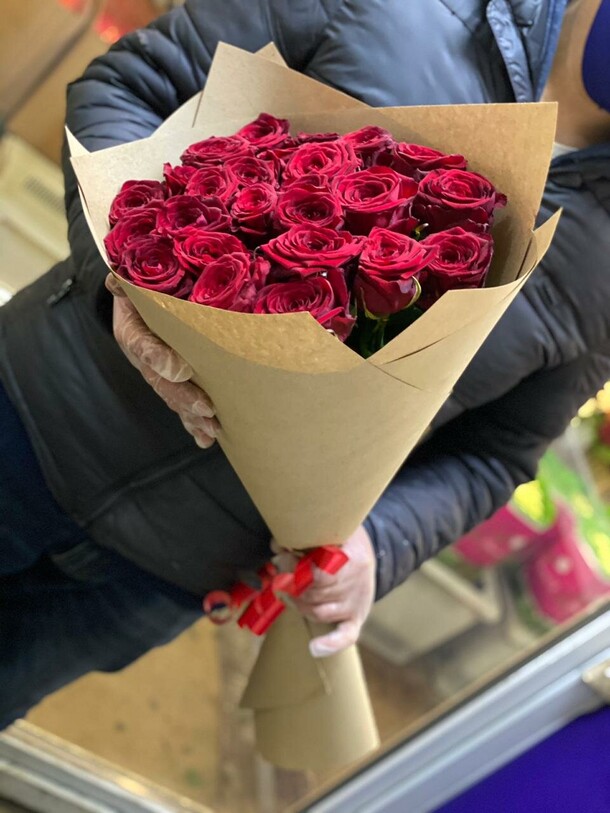 Красный, артикул F100454 - 7500 рублей, доставка по городу. Flawery - доставка цветов