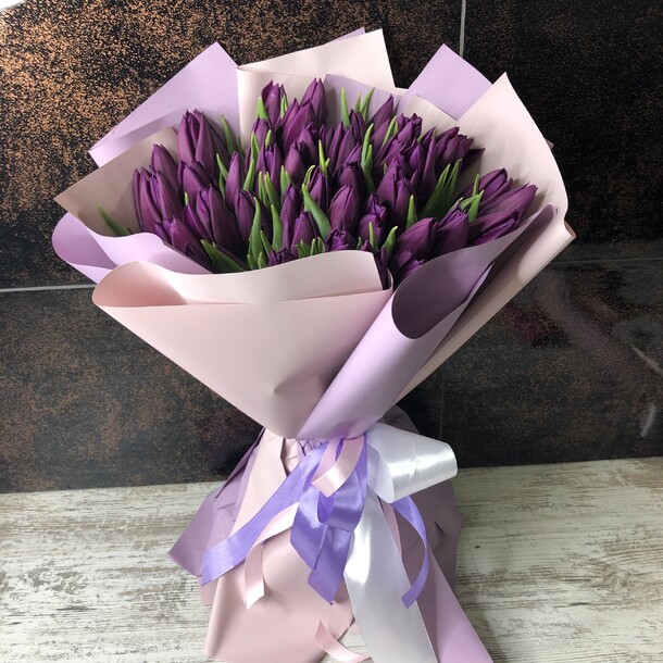 Тюльпаны, артикул F1348622 - 11450 рублей, доставка по городу. Flawery - доставка цветов